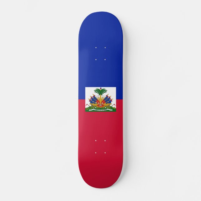 Skateboard Drapeau d'Haïti (Recto)
