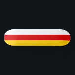 Skateboard Drapeau d'Ossétie du Sud<br><div class="desc">Drapeau patriotique d'Ossétie du Sud.</div>