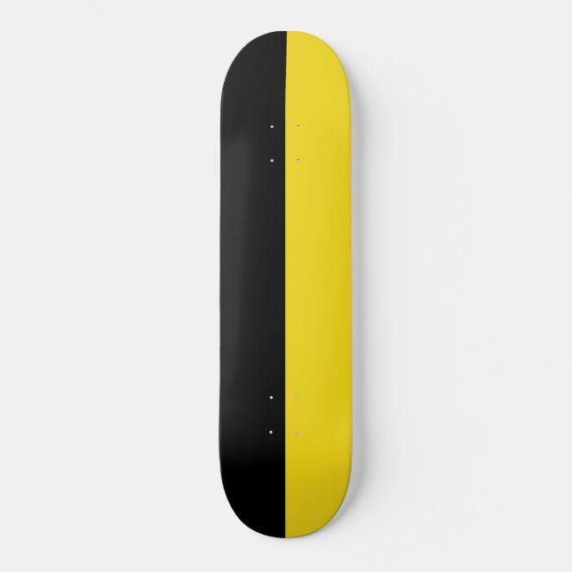 Skateboard Drapeau du Bade-Wurtemberg (État allemand) (Recto)