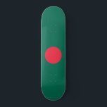 Skateboard Drapeau du Bangladesh (Bangladesh)<br><div class="desc">Ce dessin présente le drapeau national du Bangladesh (officiellement connu sous le nom de République populaire du Bangladesh), un pays d'Asie du Sud. Le Bangladesh est l'un des pays les plus densément peuplés au monde. Le Bangladesh partage des frontières terrestres avec l'Inde à l'ouest, au nord et à l'est, et...</div>
