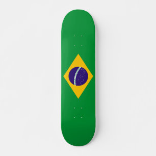 Skateboard Drapeau du Brésil