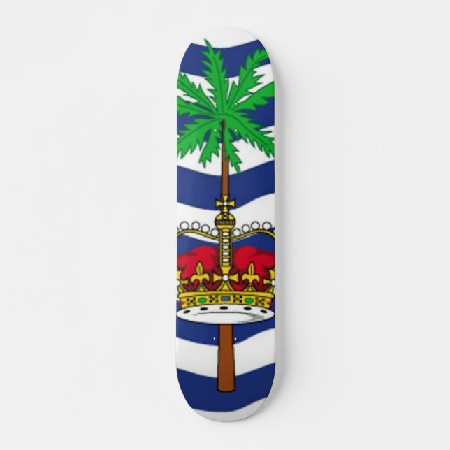 Skateboard Drapeau du British Indian Ocean Territory Skateboa (Devant)