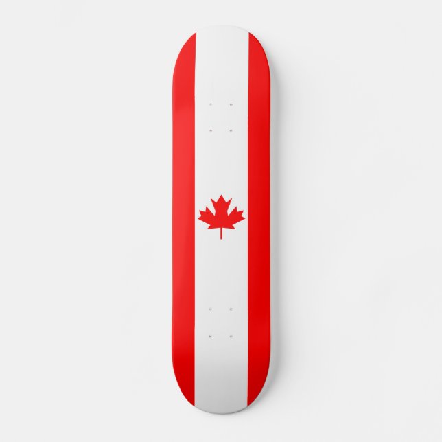 Skateboard Drapeau du Canada - Patinage (Recto)