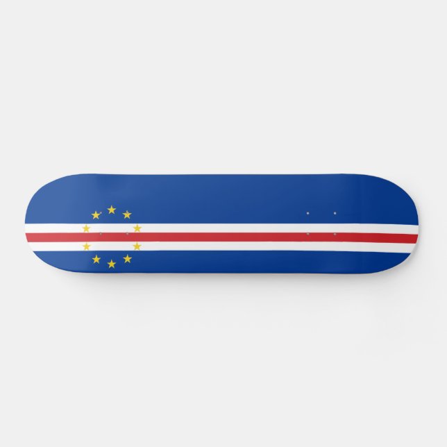 Skateboard Drapeau du Cap-Vert (Horz)