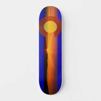 Skateboard Drapeau du Colorado - Colorado Mountains - 5280 Sk