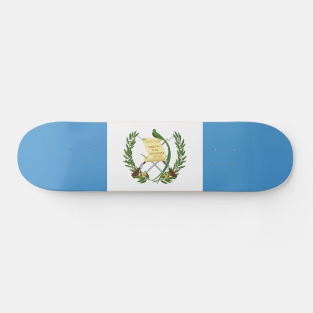 Skateboard Drapeau du Guatemala (Horz)