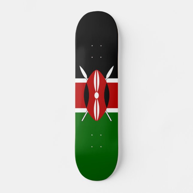 Skateboard Drapeau du Kenya (Recto)