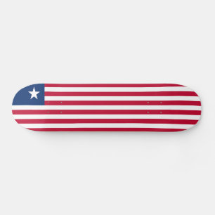 Skateboard Drapeau du Liberia