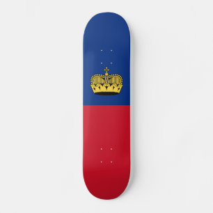 Skateboard Drapeau du Liechtenstein