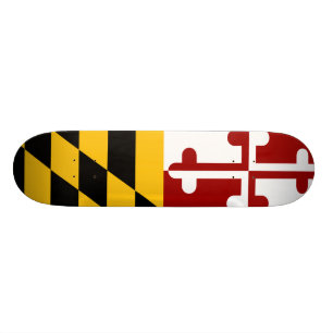 Skateboard Drapeau du Maryland