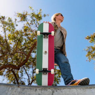 Skateboard Drapeau du Mexique