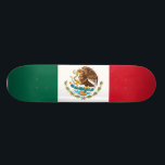 Skateboard Drapeau du Mexique<br><div class="desc">Drapeau officiel du Mexique.</div>