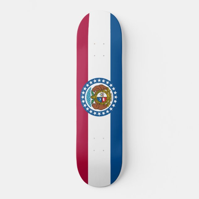 Skateboard Drapeau du Missouri (Recto)