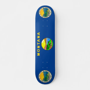 Skateboard Drapeau du Montana