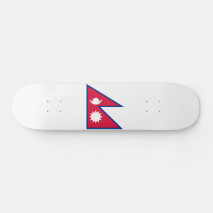 Skateboard Drapeau du Népal