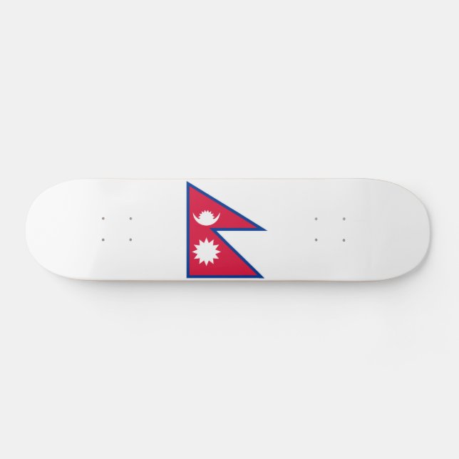 Skateboard Drapeau du Népal (Horz)