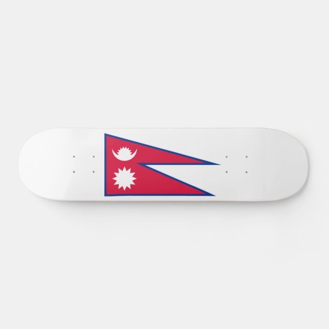 Skateboard Drapeau du Népal (Horz)