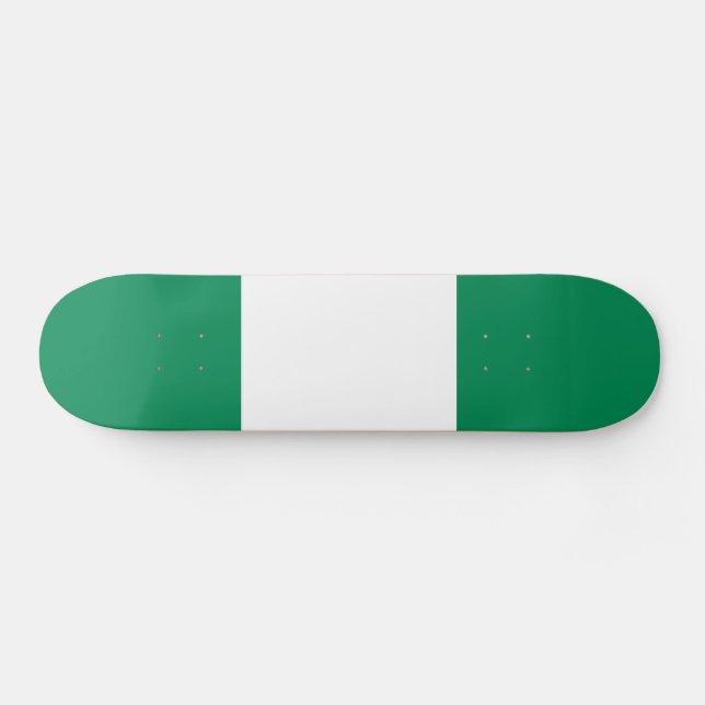Skateboard Drapeau du Nigeria (Horz)