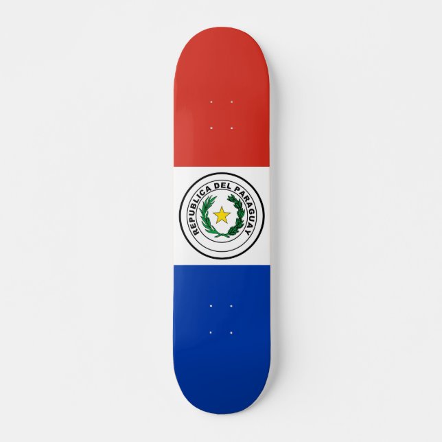 Skateboard Drapeau du Paraguay (Devant)