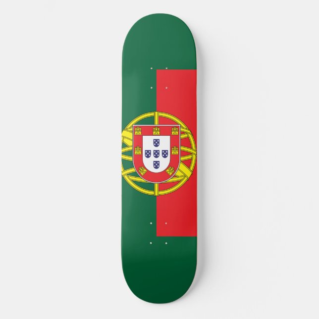 Skateboard Drapeau du Portugal (Recto)