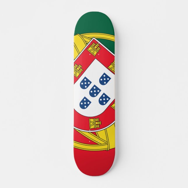 Skateboard Drapeau du Portugal (Devant)