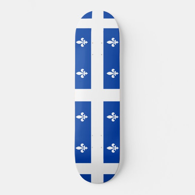 Skateboard Drapeau du Québec (Recto)