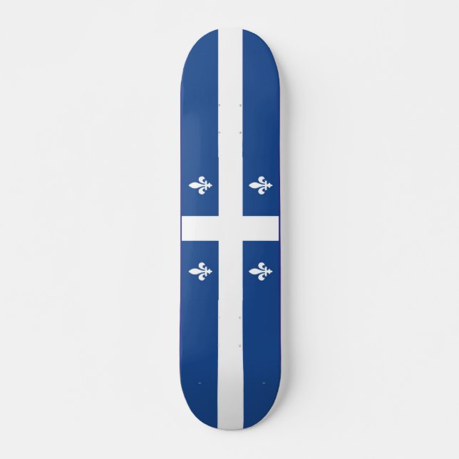Skateboard Drapeau du Québec, Canada (Devant)