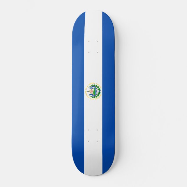 Skateboard Drapeau du Salvador (Recto)