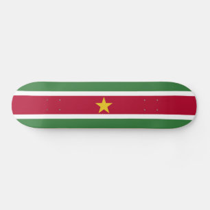 Skateboard Drapeau du Suriname