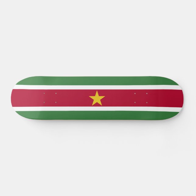 Skateboard Drapeau du Suriname (Horz)