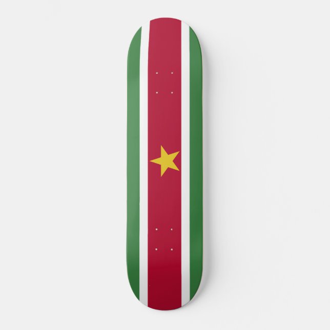 Skateboard Drapeau du Suriname (Recto)