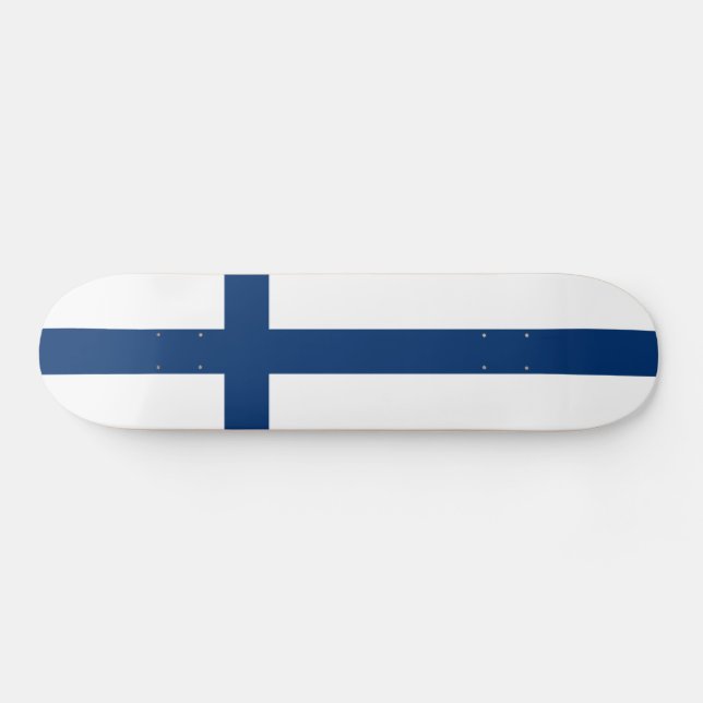 Skateboard Drapeau Finlande (Horz)