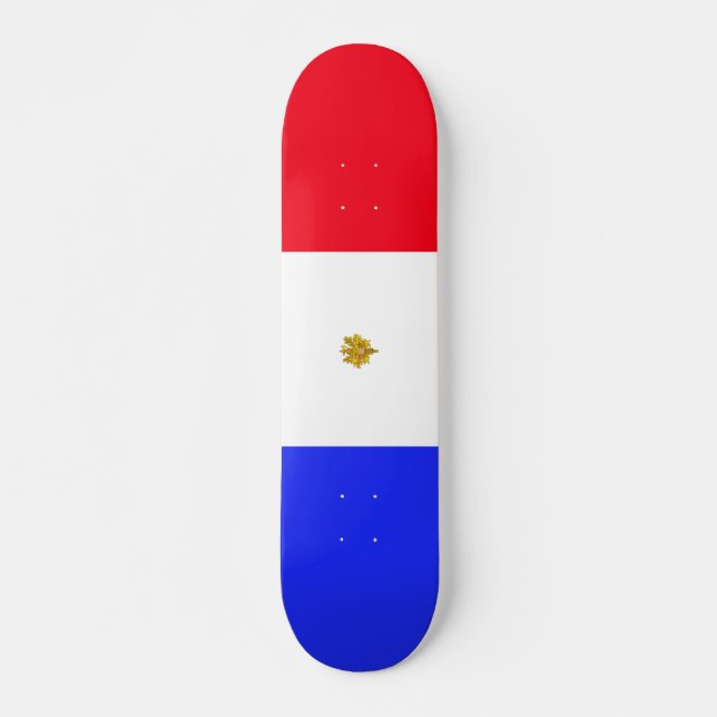 Skateboard Drapeau français (Devant)