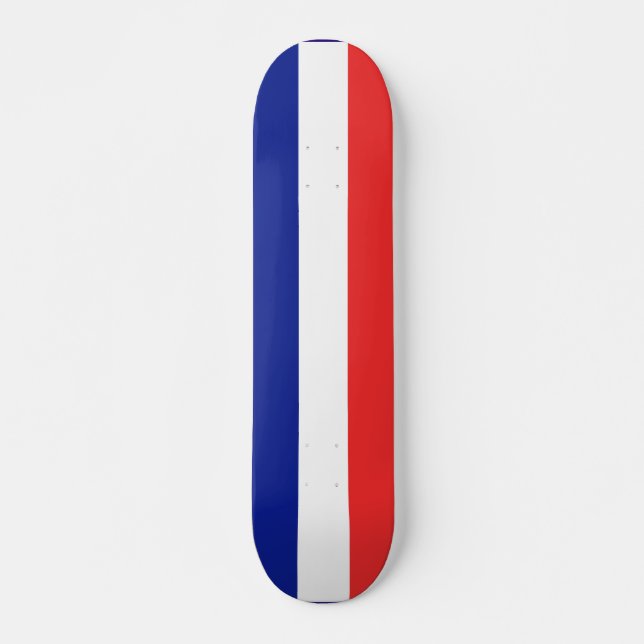 Skateboard Drapeau français Tricolore (Devant)