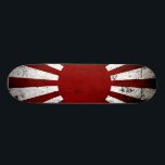 Skateboard Drapeau grunge noir du Japon Soleil Levant<br><div class="desc">Sentez-vous libre pour modifier la conception selon vos propres préférences. Vous pouvez changer l'emplacement de conception, l'orientation, les couleurs d'arrière - plan et la taille. En outre, vous pouvez ajouter votre propre texte, ou le slogan a placé sa police, emplacement et taille, tous afin de créer le cadeau personnel final...</div>