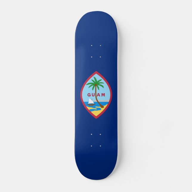 Skateboard Drapeau Guam (Recto)