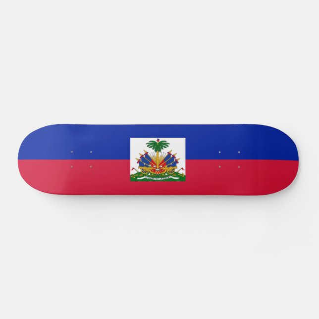 Skateboard Drapeau Haïti (Horz)