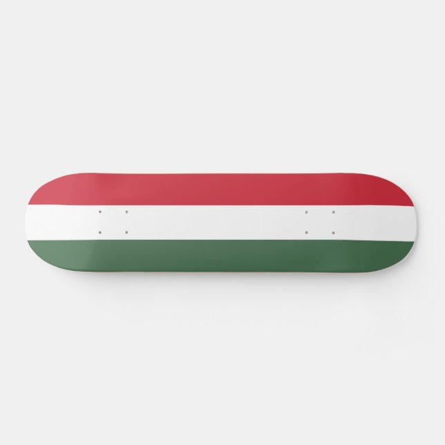 Skateboard Drapeau Hongrie (Horz)