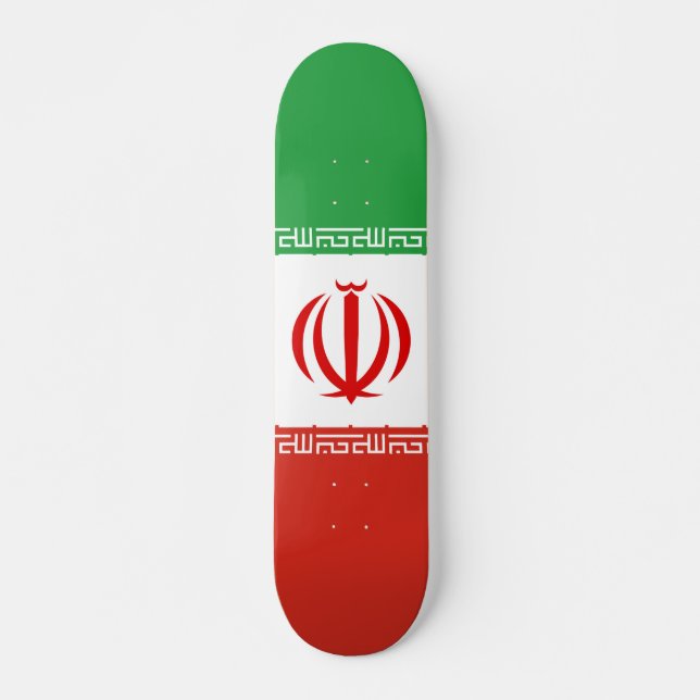 Skateboard Drapeau iranien (Devant)