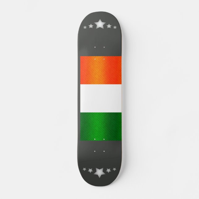 Skateboard Drapeau irlandais moderne (Recto)