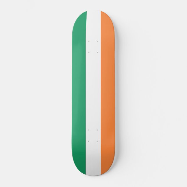 Skateboard Drapeau irlandais (République d'Irlande) (ROI) (Ei (Recto)