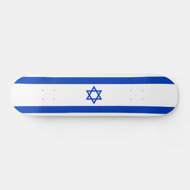 Skateboard Drapeau Israël (Horz)