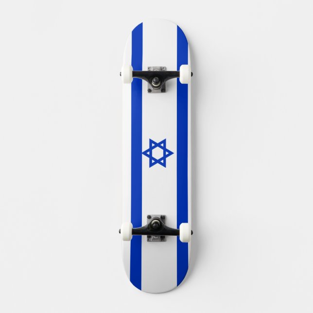 Skateboard Drapeau Israël (Recto)