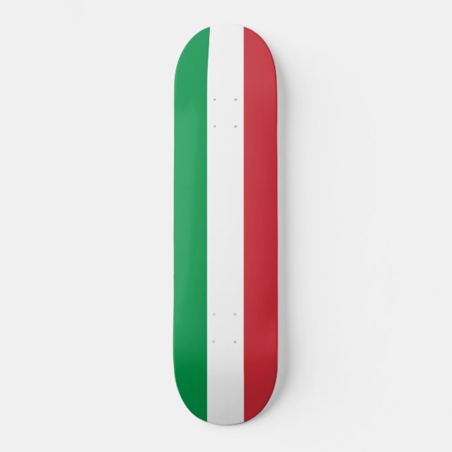 Skateboard Drapeau italien (Italie) (Recto)