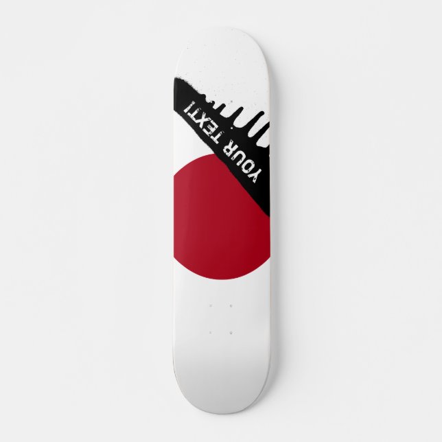 Skateboard Drapeau japonais (Devant)