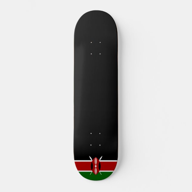 Skateboard Drapeau kényan (Kenya) (Recto)