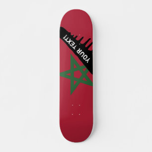 Skateboard Drapeau Maroc