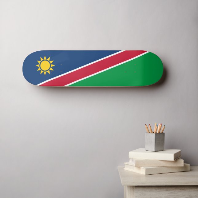 Skateboard Drapeau Namibie (Art mural (Horz))