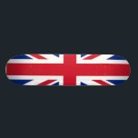 Skateboard Drapeau national du Royaume-Uni<br><div class="desc">Drapeau national de Grande-Bretagne et d'Irlande du Nord Ce drapeau, également connu sous le nom d'Union Jack ou Union Flag, est né en 1801 avec l'union de la Grande-Bretagne et de l'Irlande. Il se compose d'une combinaison des drapeaux de l'Angleterre, de l'Écosse et de l'Irlande, et a un rapport 2:1...</div>