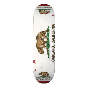 Skateboard drapeau Oakland de la Californie